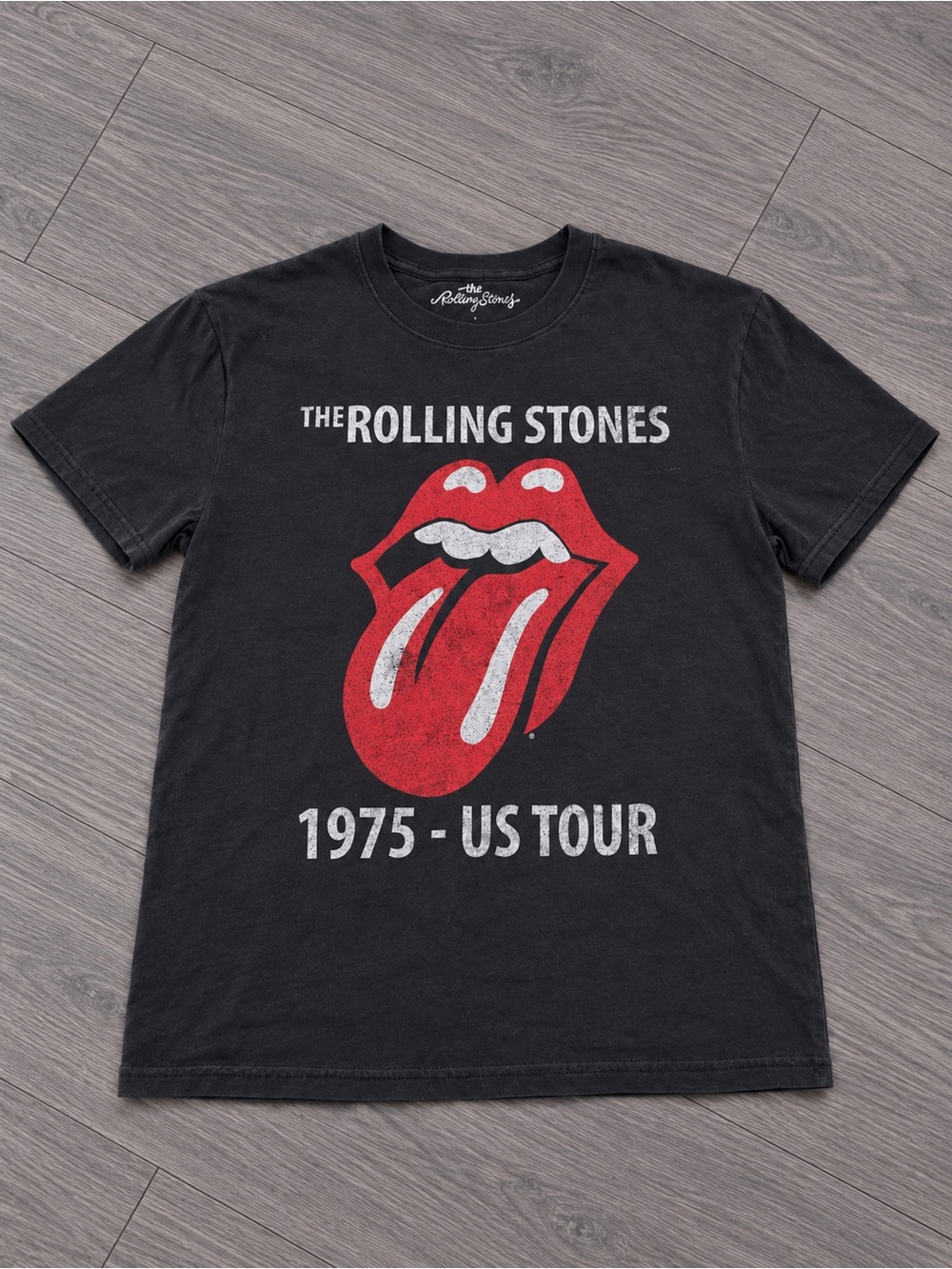 The Rolling Stones 1975 US Tour Graphic T-Shirt – Size M